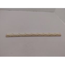 Stuk i resin (h�ndlavet) 19 x 1,5 cm
