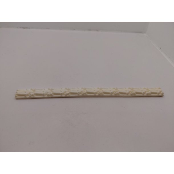 Stuk i resin (h�ndlavet) 19 x 1,5 cm