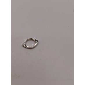 2 stk perle ramme/evig eye i metal (ny)