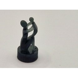 Mor og barn figur i plastik (hndlavet)