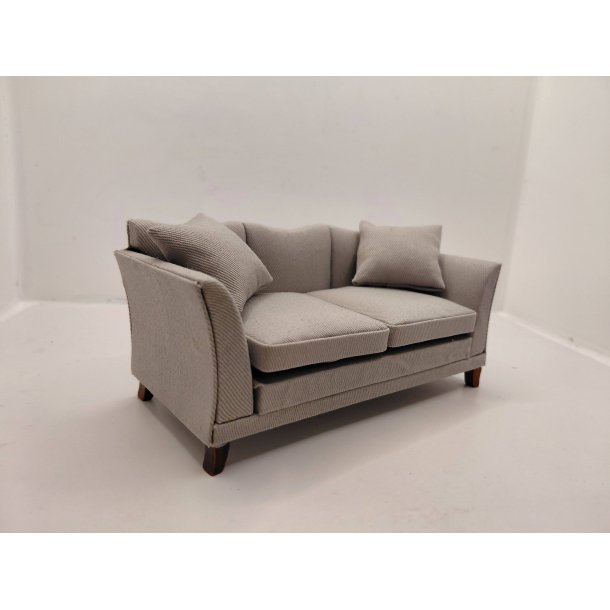 Sofa inkl 2 pude. 1:12 (brugt/som ny)