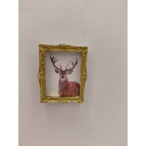 Billede af hjort (brugt) 6 x 4,5 cm 