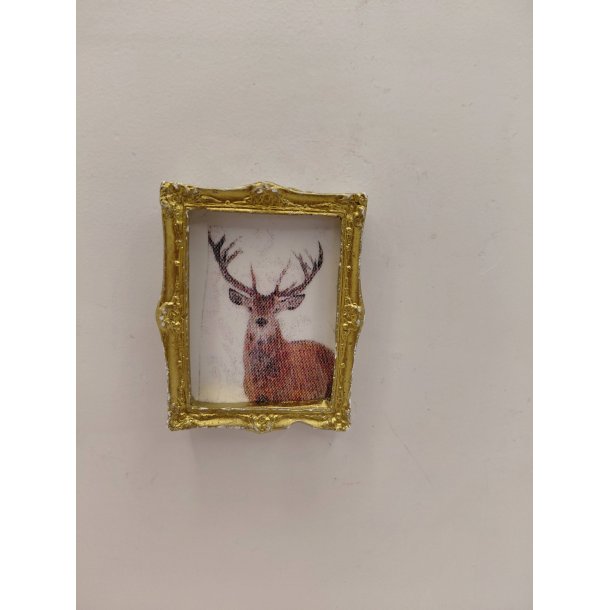 Billede af hjort (brugt) 6 x 4,5 cm 