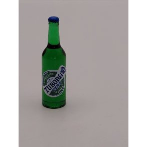 �l flaske i plastik. Tuborg (ny) 3,7 x 1,1 cm