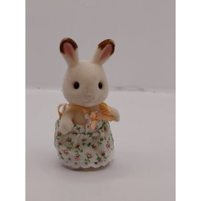 Sylvanian kanin med kjole (brugt)