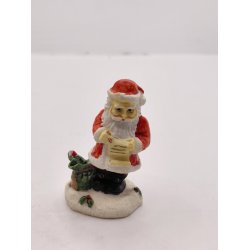 Lille julemand i resin (brugt) H 5 cm