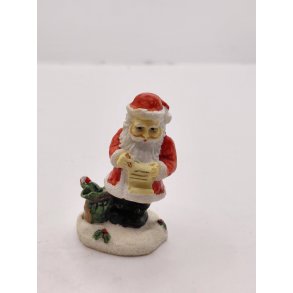 Lille julemand i resin (brugt) H 5 cm