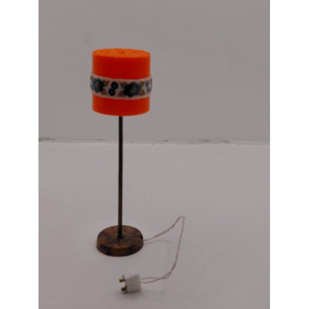 Gulvlampe med Lundby stik. Lisa (vintage/meget fin stand) H 11,5 cm