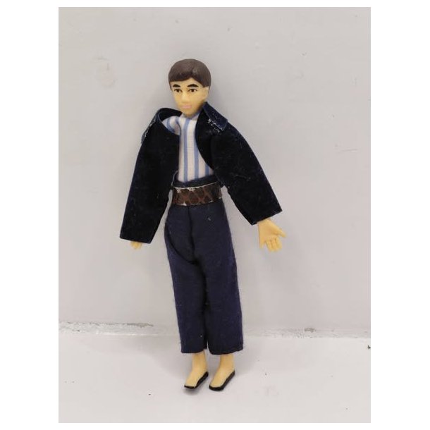 Dukke. Lundby (vintage) H 10,5 cm