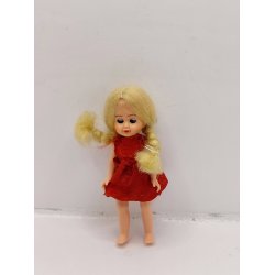 Dukke i plastik, der kan �bne og lukke �jnene. CS made in Italy (vintage)