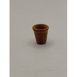 Meget lille terrakotta urtepotte (brugt)