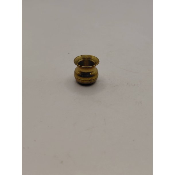 Meget lille sk�l/urtepotte i metal (vintage)
