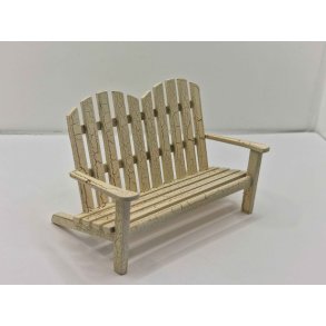 Havesofa i tr (brugt/som ny)