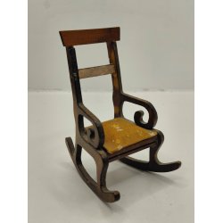 Gyngestol i tr�. Schakmann (vintage/med lille fejl)