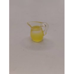 Kande i plastik, med indhold (brugt)