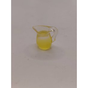 Kande i plastik, med indhold (brugt)