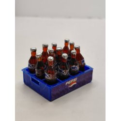 Pepsi kasse med flasker (brugt)