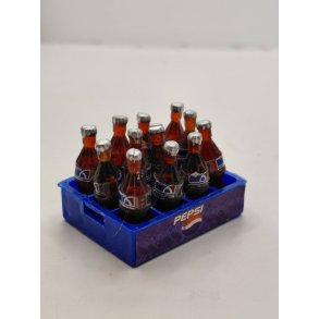 Pepsi kasse med flasker (brugt)