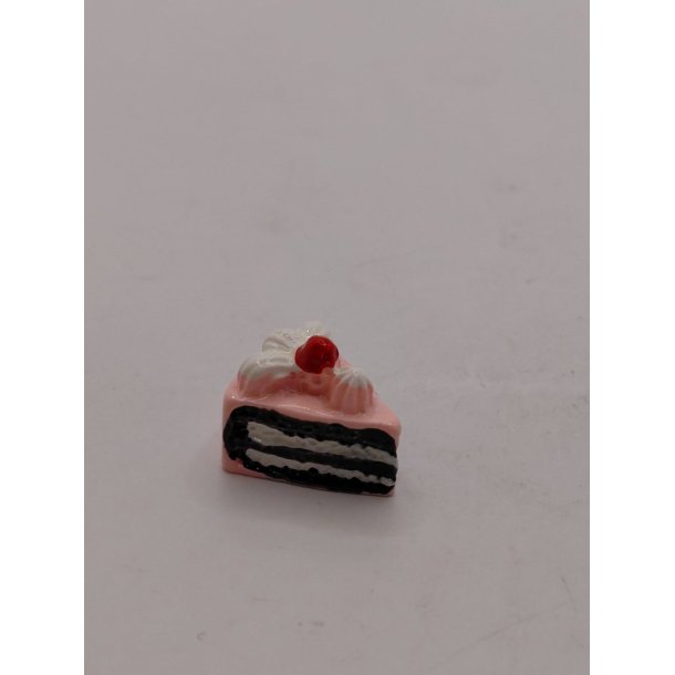 Lagkage stykke i resin.  1:12 (nyt)