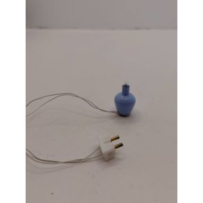 Lampe uden sk�rm. Lundby 5 volt (brugt/virker) 1:16/1:18
