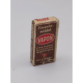 Vapon vaskemiddel. �ske i tr� (vintage/lidt defekt)