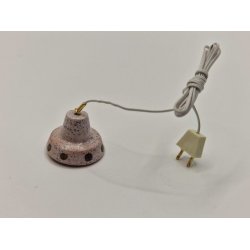 Keramik Loftlampe til dukkehus scala 1:12 (hndlavet)