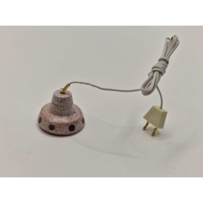 Keramik Loftlampe til dukkehus scala 1:12 (hndlavet)