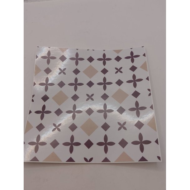 Tapet/fliser. Selvkl�bende (ny) 15 x 15 cm