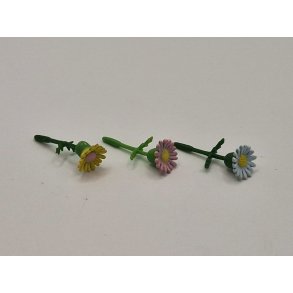 Lille blomst i plastik (brugt)