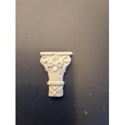 Stuk i gips hvid (hndlavet)