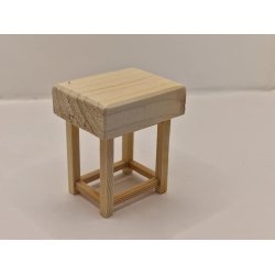 Slagter blok i umalet tr (ny)