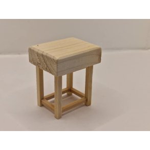 Slagter blok i umalet tr (ny)