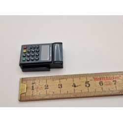 Moderne kasseapparat med, dankort terminal, hnd scannet og printer. I plastik (nyt)