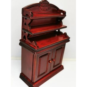 Skab i mahogni scala 1:12 (nyt)