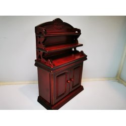 Skab i mahogni scala 1:12 (nyt)