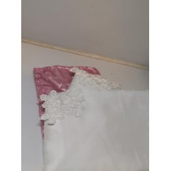 Sengest i satin (hndlavet)