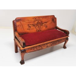 Sofa i tr scala 1:12 (brugt)