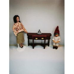 Miniature Buddha i "slv"(ny)