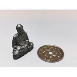 Miniature Buddha i "slv"(ny)