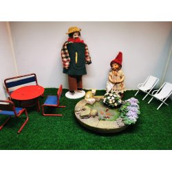 Stol i metal scala 1:24 (brugt)