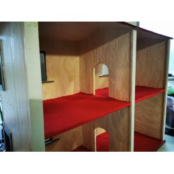 Dukkehus eller nissehus scala 1:12 (brugt) fr 1950rne