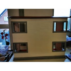 Dukkehus eller nissehus scala 1:12 (brugt) fr 1950rne