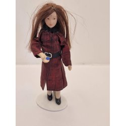 Knap 0,5 cm hvid, bl, sort (ny)