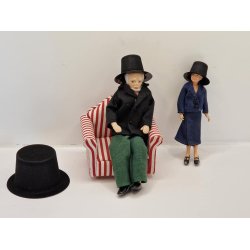 Hj hat med velour overflade i 3 strrelser (ny)