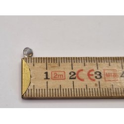 5 perler i plastik (0,4 cm)(nye)