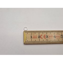 5 stk O'ringe i metal (0,5 cm)(nye)