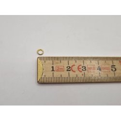 5 stk O'ringe i metal (0,4 cm)(nye)