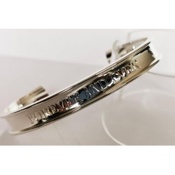 The Rubz armbnd Cuffsili Delux platin silver