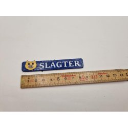 Slagter skilt (hndlavet)