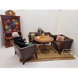 Sekretr med bger (brugt)